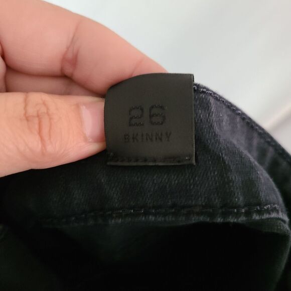 Vince‎ 5 pocket Black Skinny Jeans size 26 - Picture 6 of 6